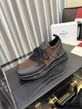 Berluti Men's Mesh Low-Top Sneakers